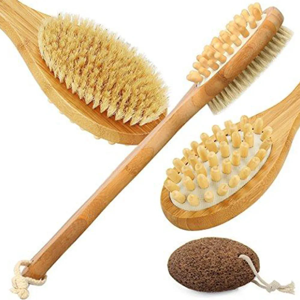 Body back brush spa scrubber