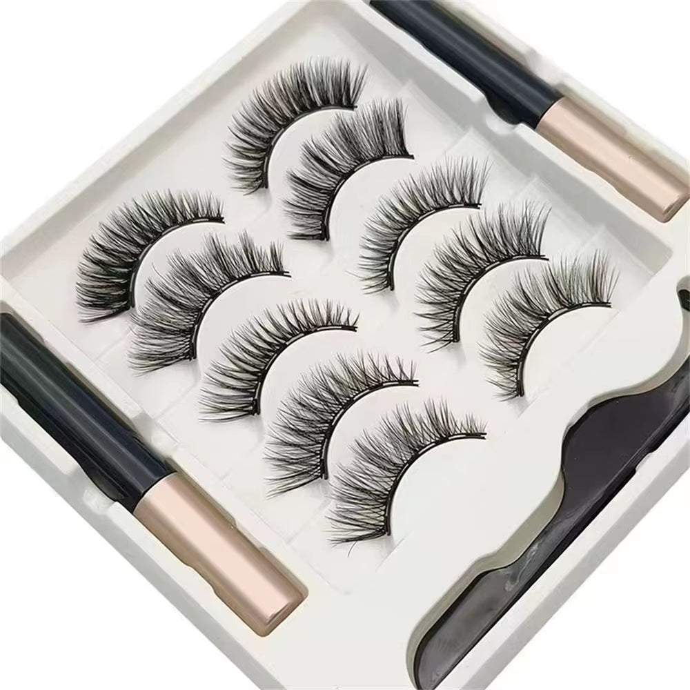 Magnetic eyeliner no glue lashes