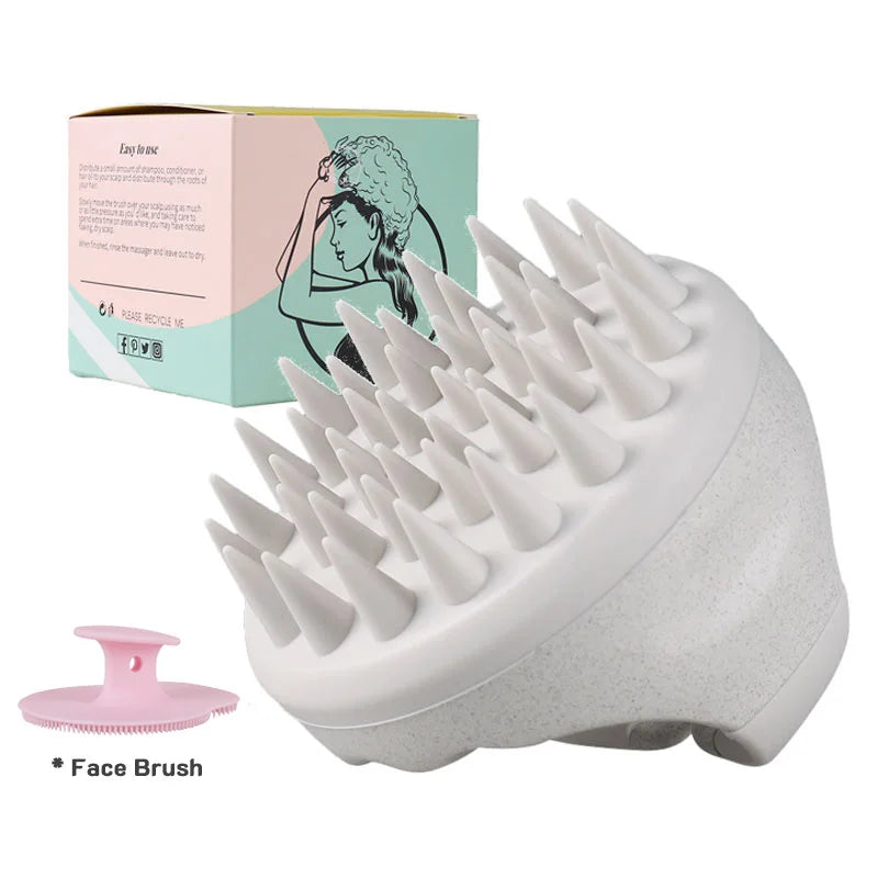 Adonis Cares scalp reviving silicone massage brush