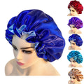 Adonis Cares Crown Keeper oversized satin bonnet
