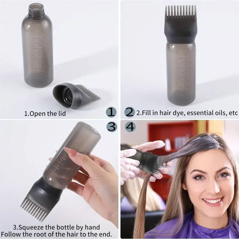 Mess-free hair oiling tool