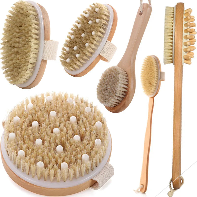 Dry brushing body brush detail